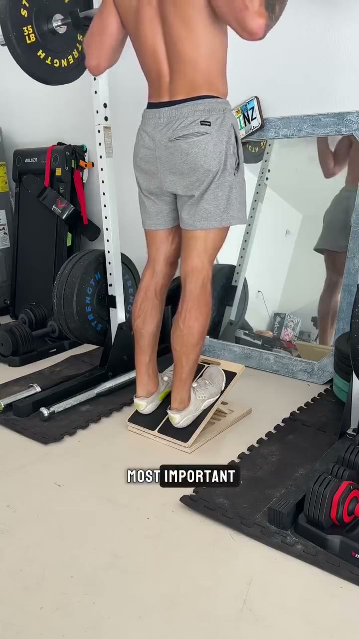Adjustable Portable Wooden Slant Board for Calf Stretching detail 5