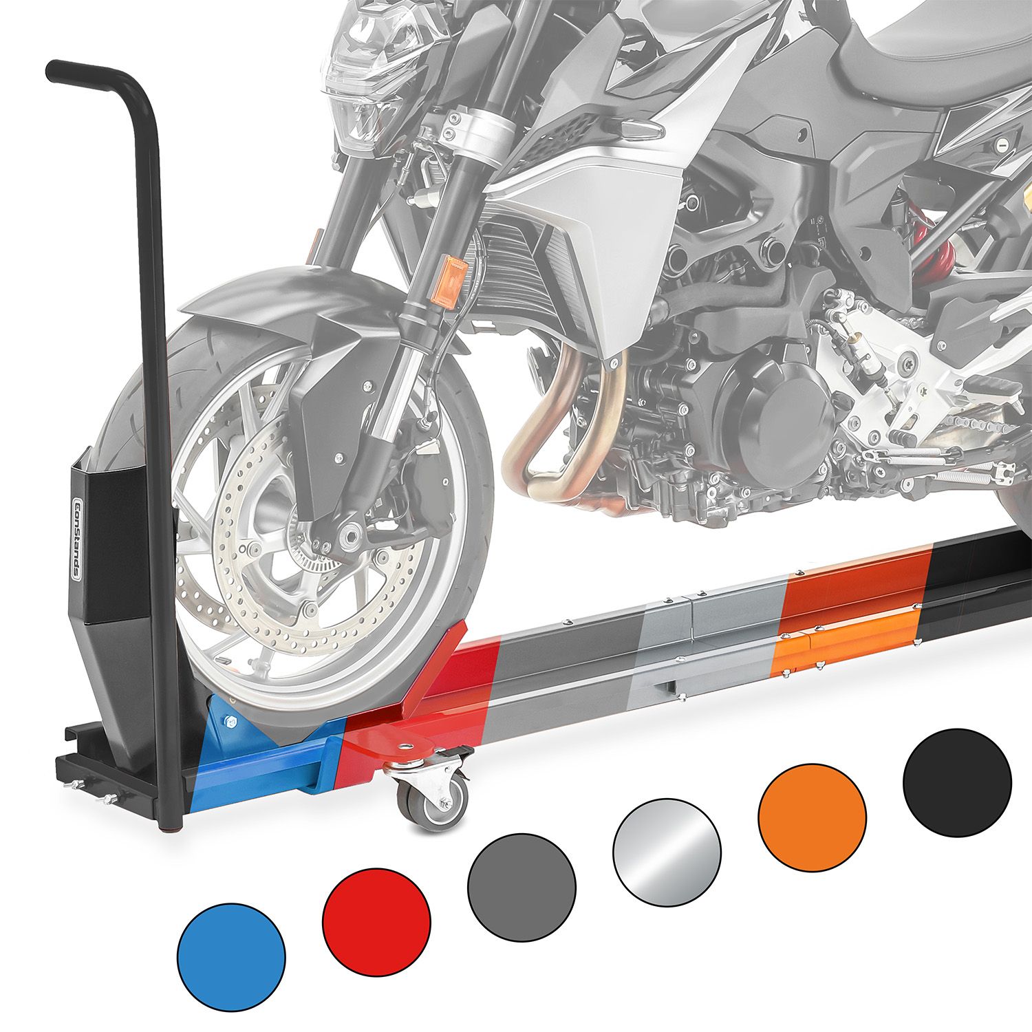 ConStands Smart-Mover Motorcycle Dolly with Wheel Chock, 450 kg gallery 3
