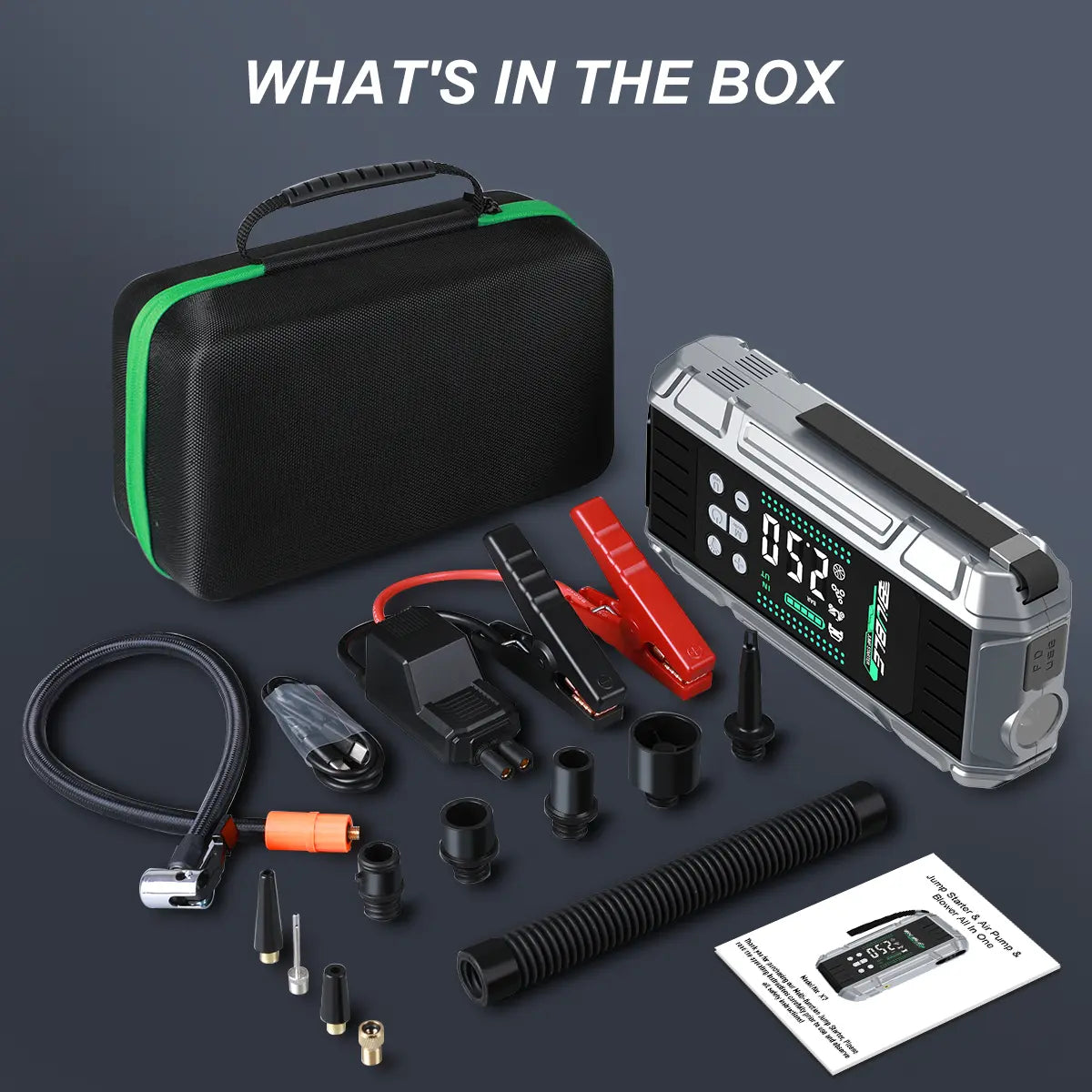 T3V2 TikTok gallery 9: BIUBLE X7 complete roadside emergency kit in its carry case