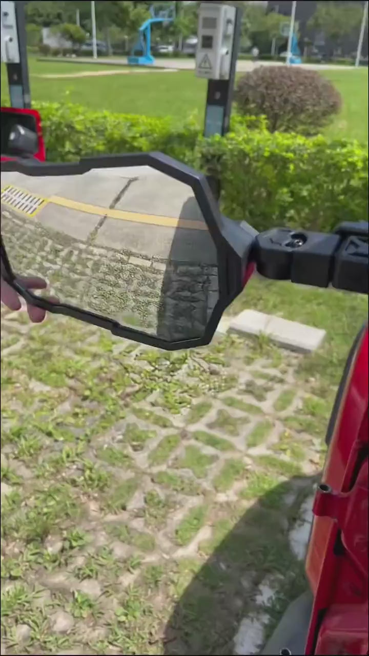 Upgraded Extendable Side Mirrors for Compatible Jeep Models demonstration